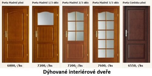 Dýhované interiérové dveře, zdroj: plancher.cz
